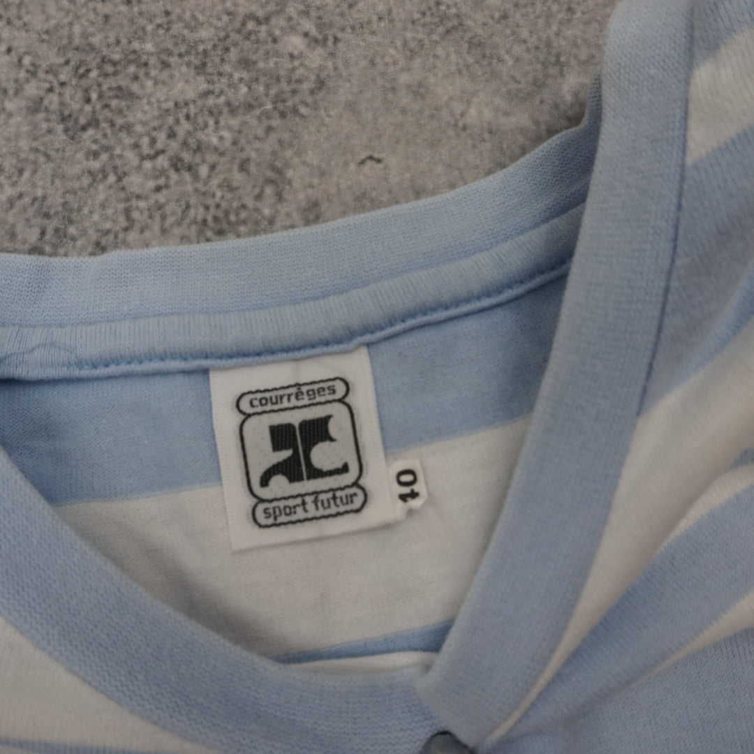 90s Courrèges Sport Futur Striped T-Shirt