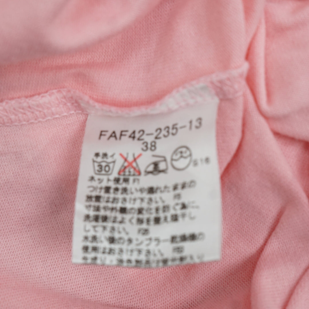 2000s Burberry Blue Label Logo Pink T-Shirt
