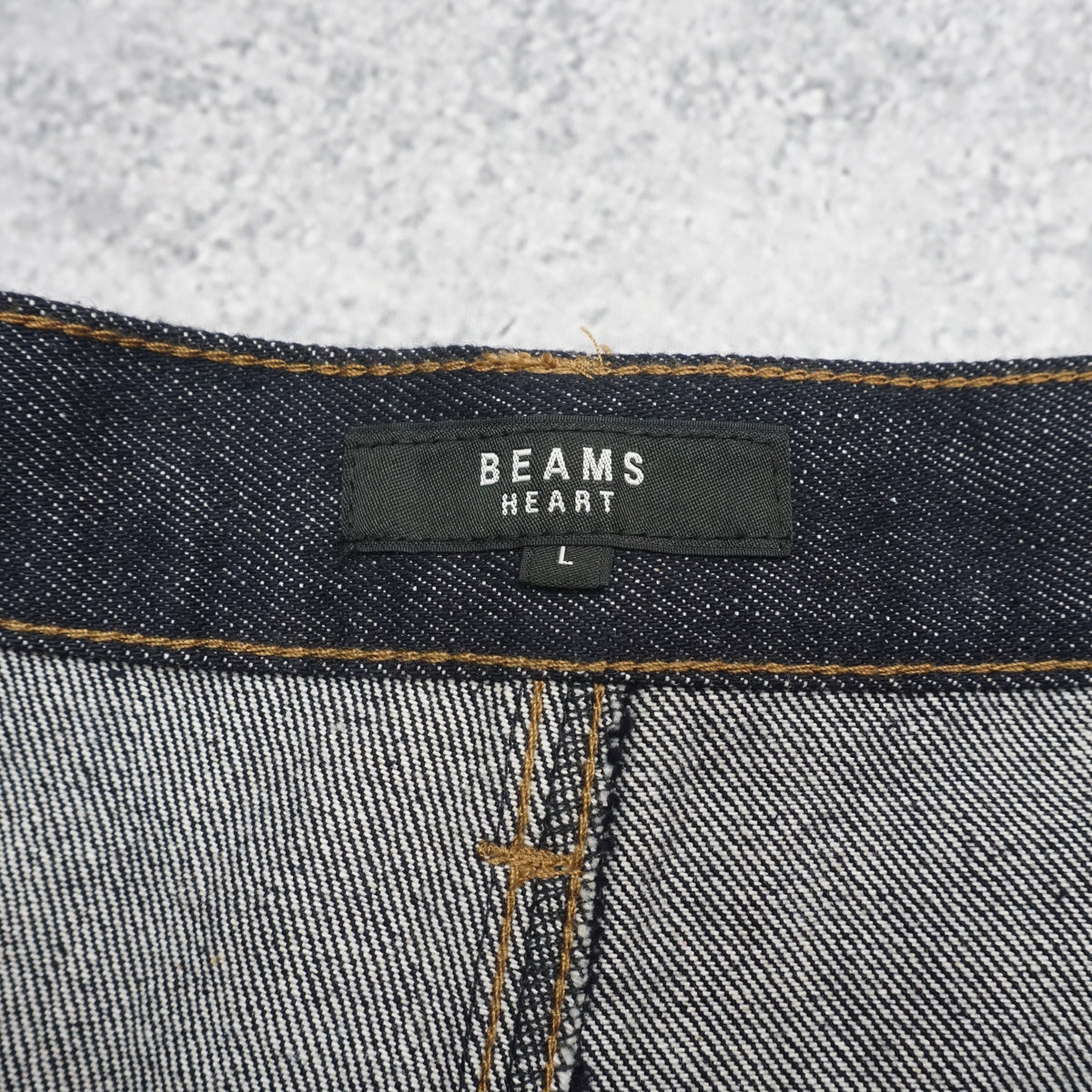 Beams Heart Wide Leg Barrel Jeans