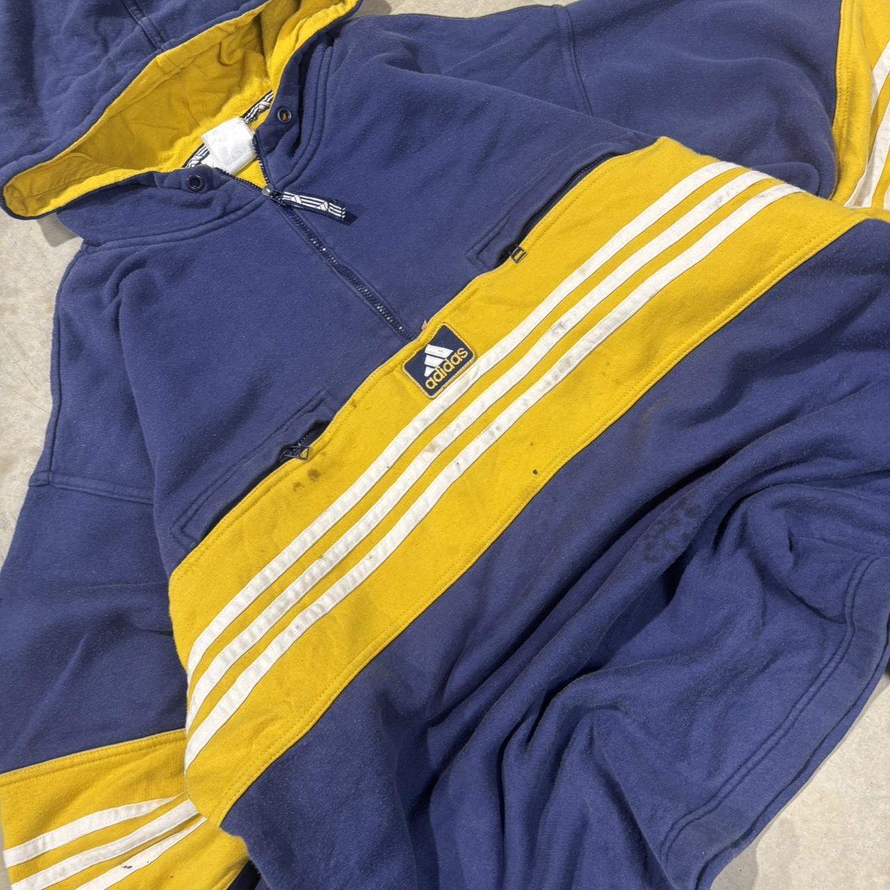 90s Adidas Hoodie Zip Up