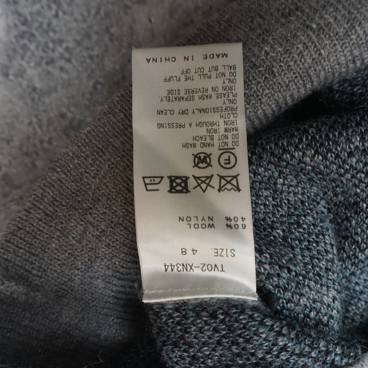 Toga Virilis V-Neck Landscape Jacquard Sweater