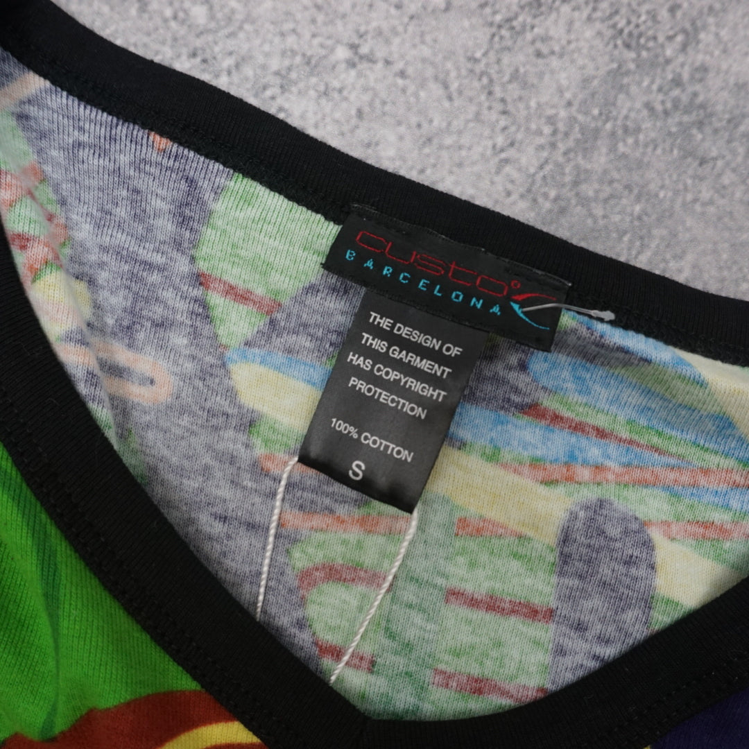 2000s Custo Graphic Print Top