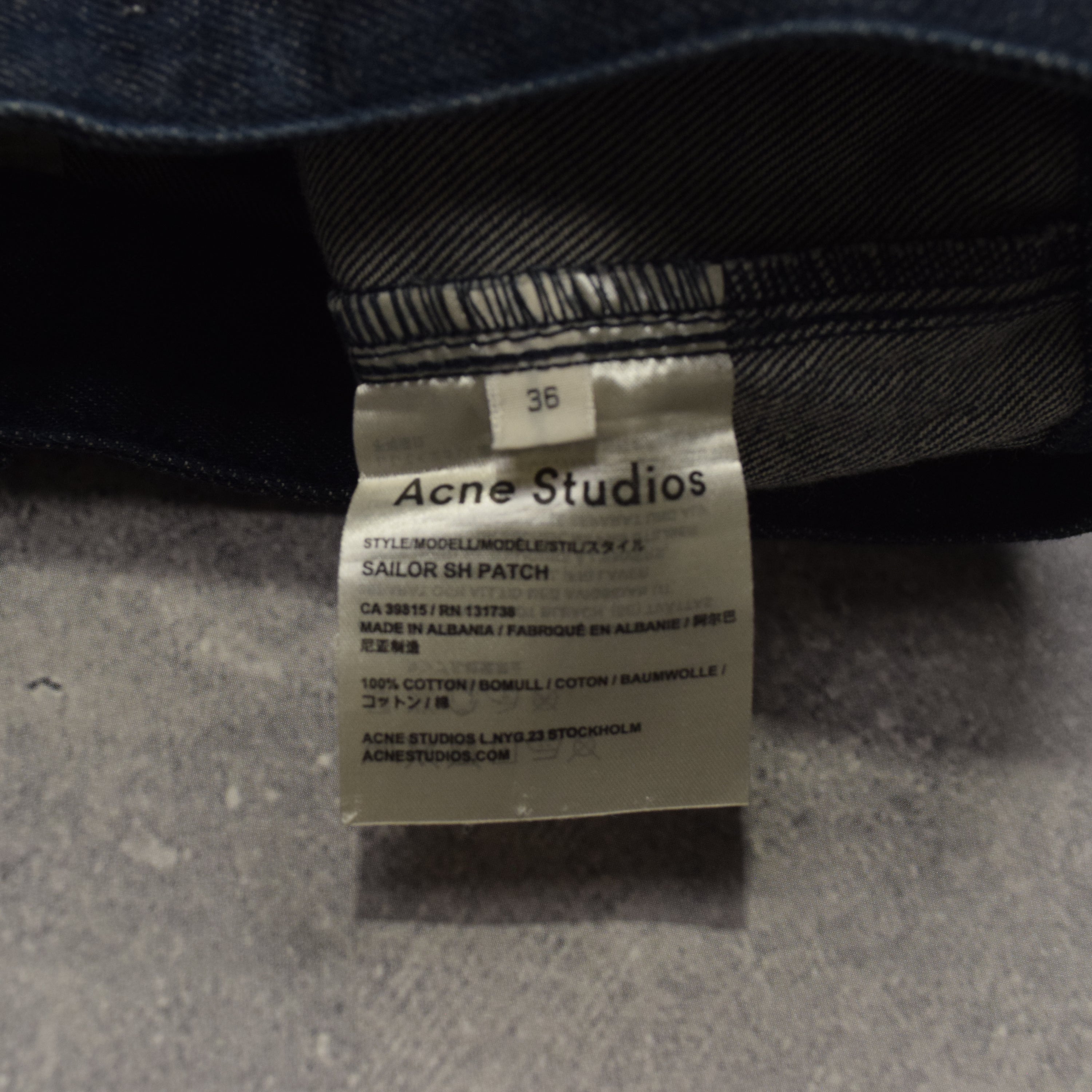Acne Studios Sailor Patch Shorts