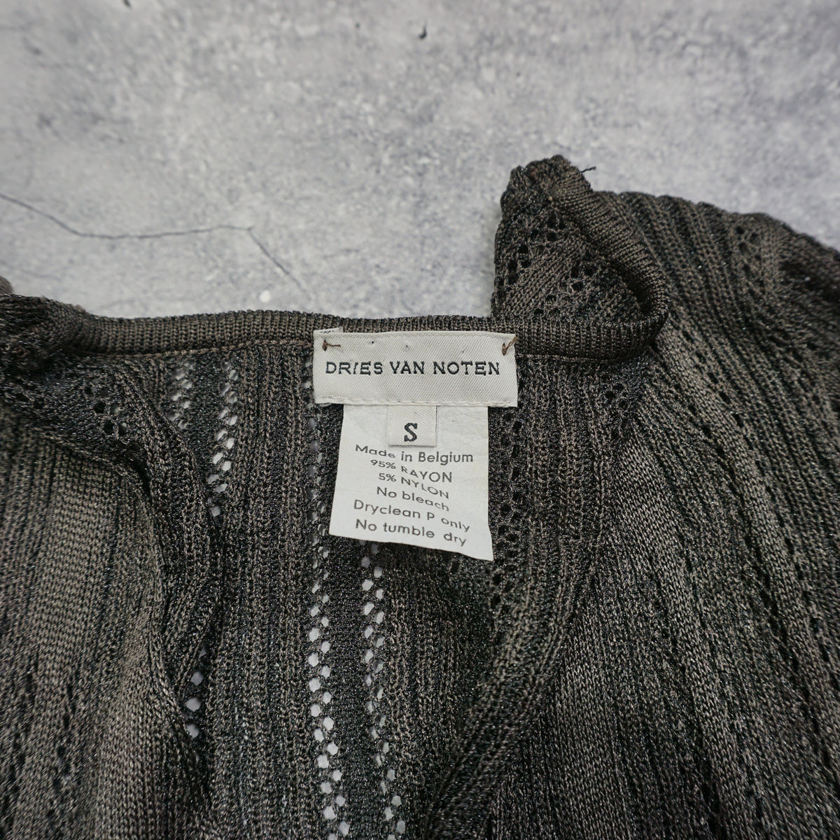 2000s Dries Van Noten Stretch Knit Top