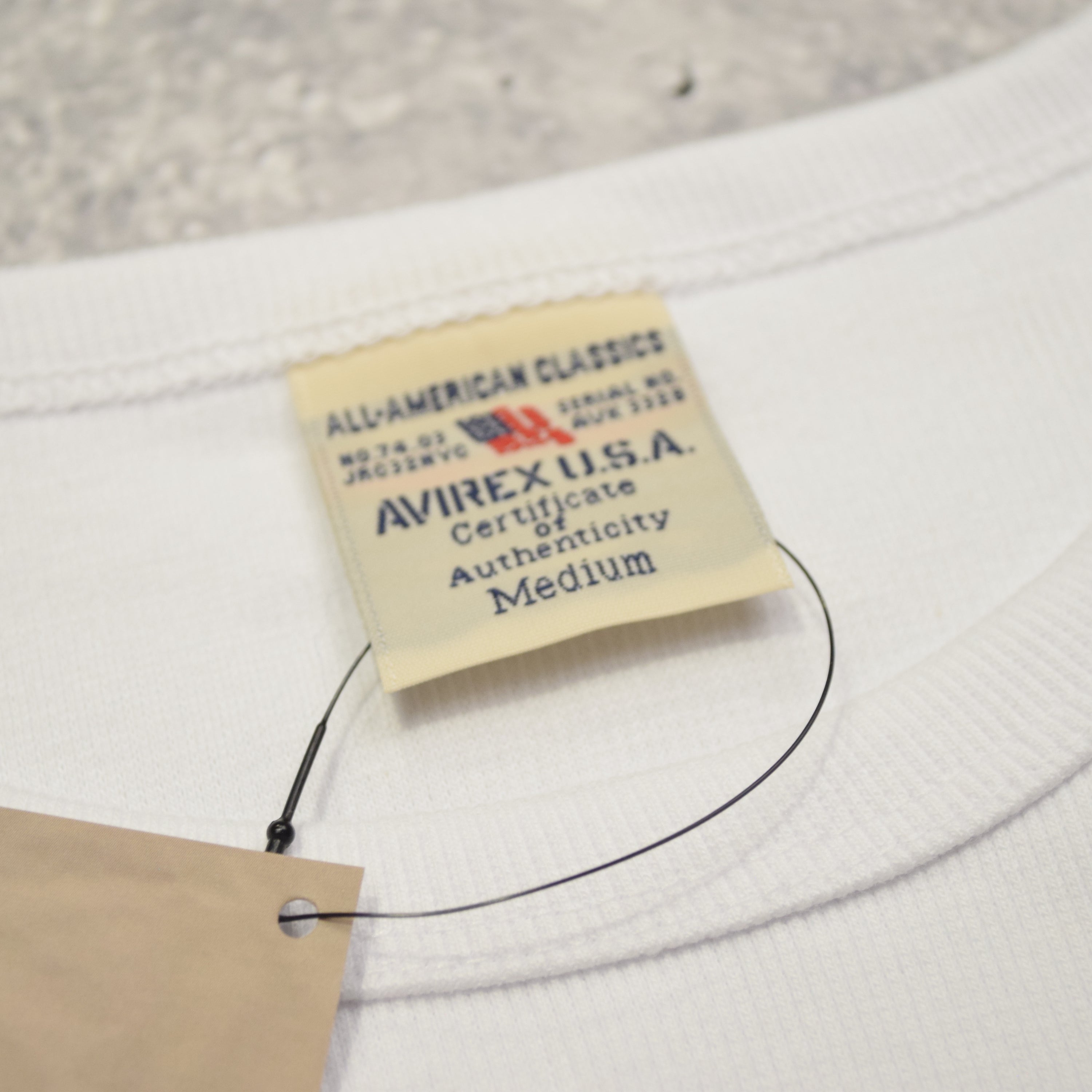 Avirex Ribbed Short Sleeve T-Shirt