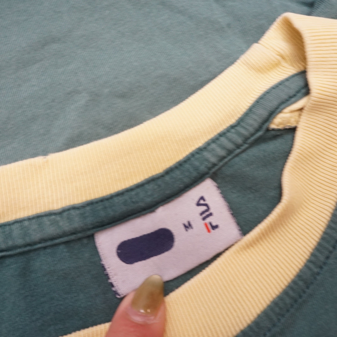 2000s Fila Raglan Two-Tone T-Shirt