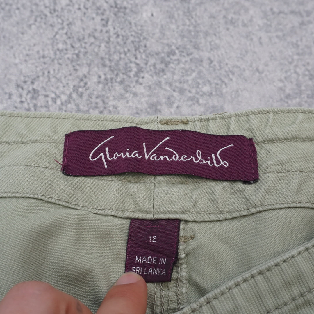 2000s Gloria Vanderbilt Utility Capri Pants