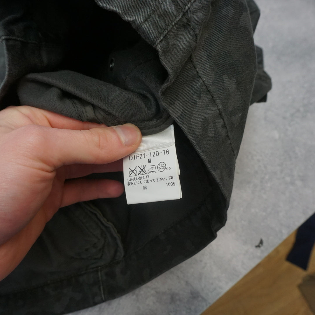 2000s Burberry Black Label Camo Military Jacket