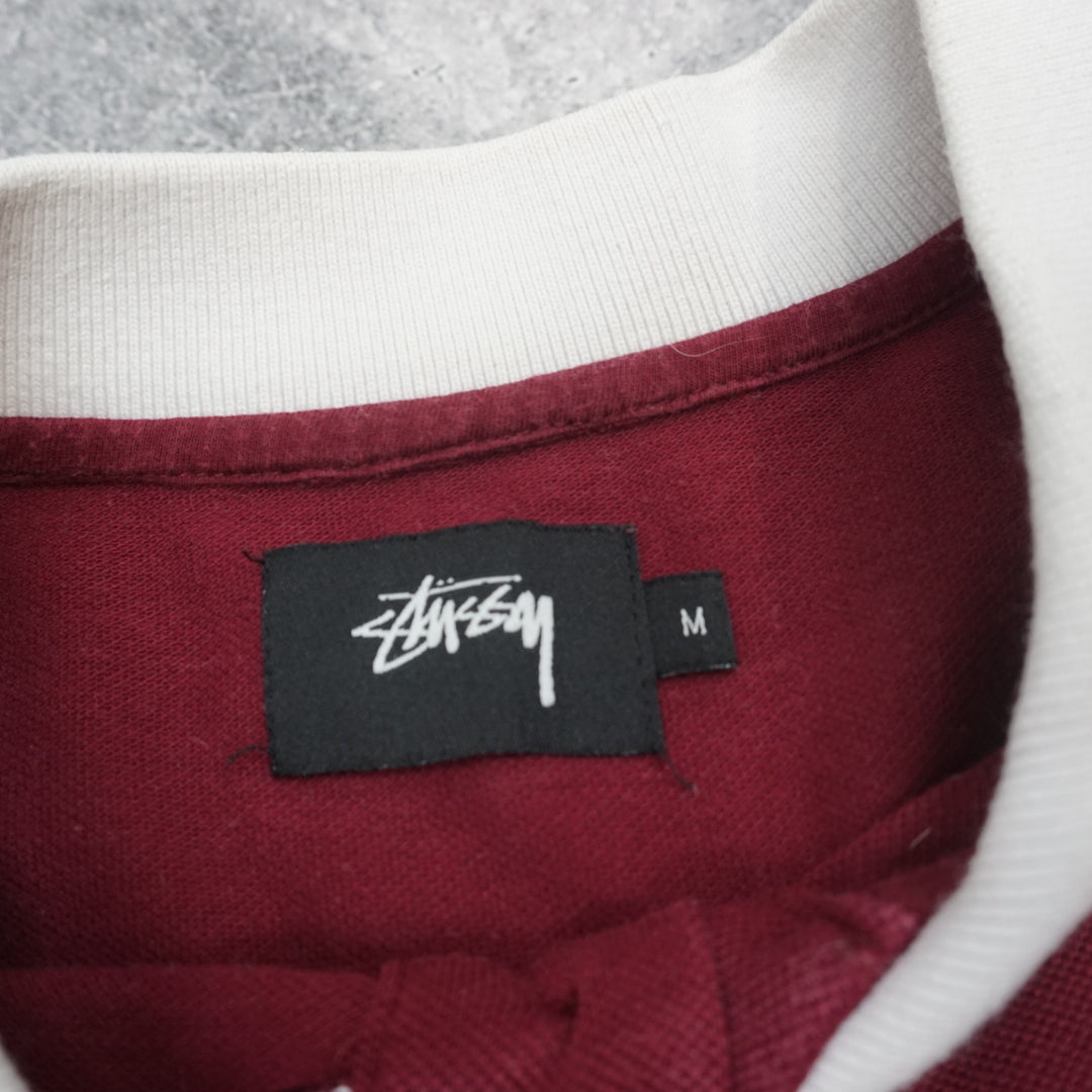 2000s Stussy Long Sleeve Polo