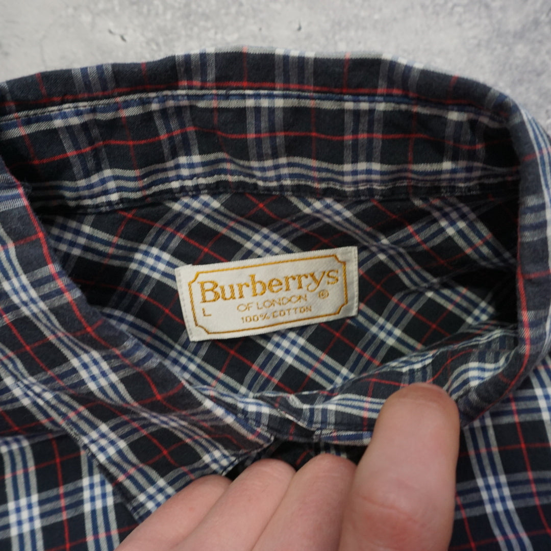 90s Burberrys Button Up