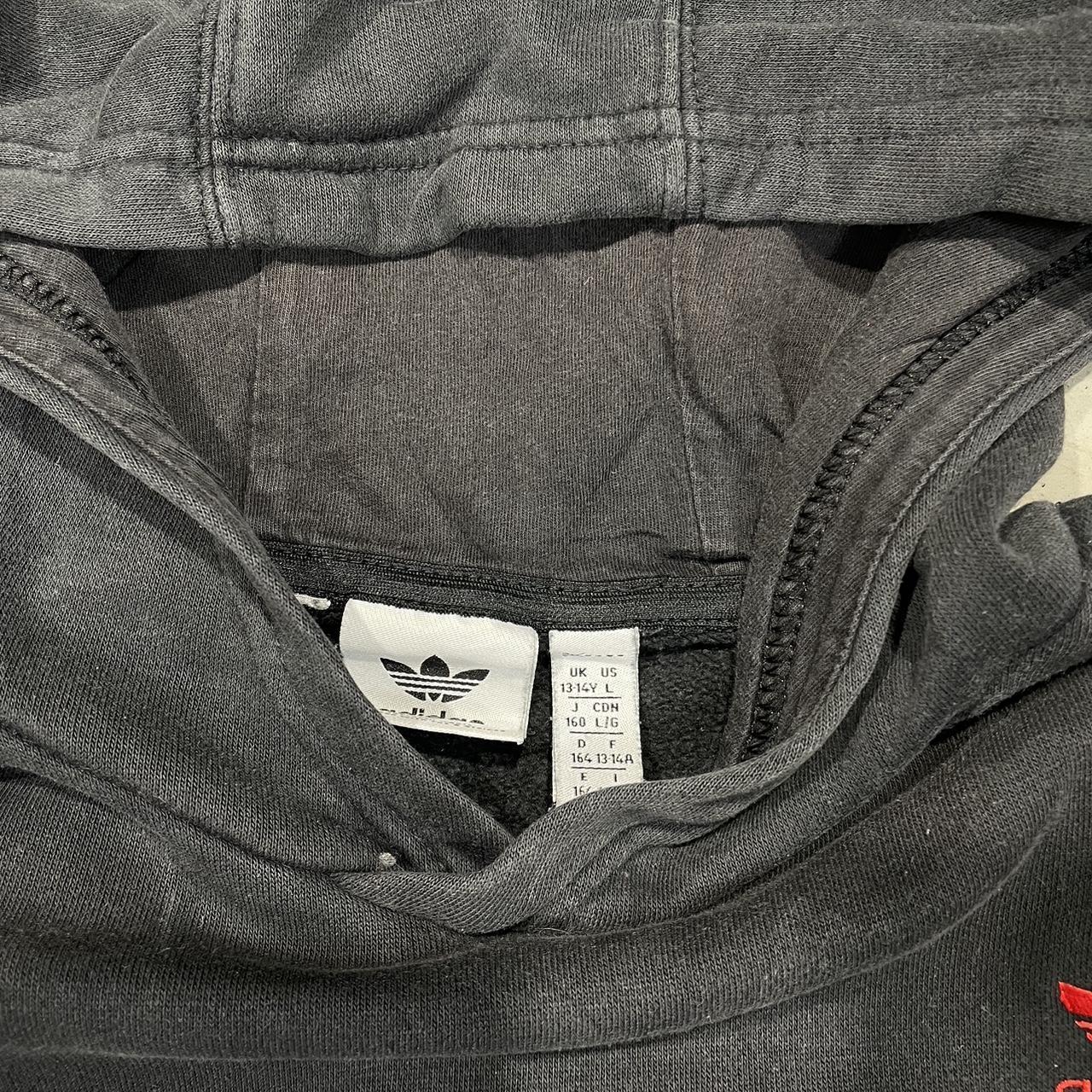 2000s Adidas Cropped Hoodie