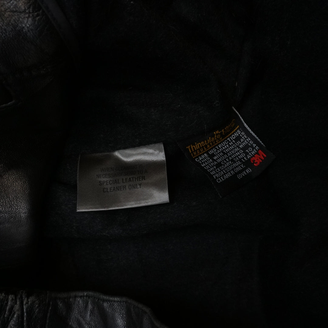 90s Wilsons Leather Thinsulate Insulated Leather Jacket