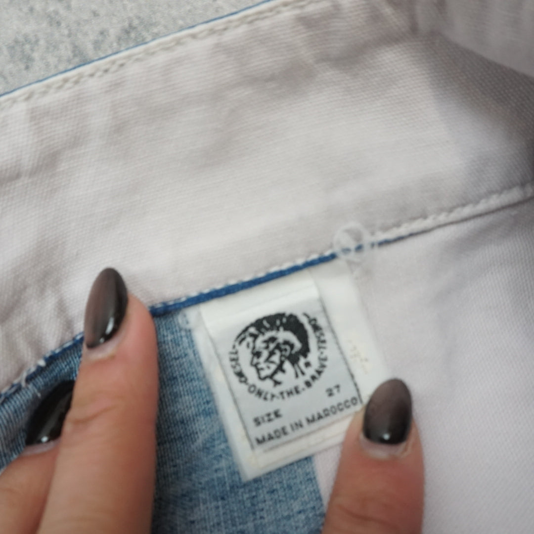 2000s Diesel Graphic Striped Pants