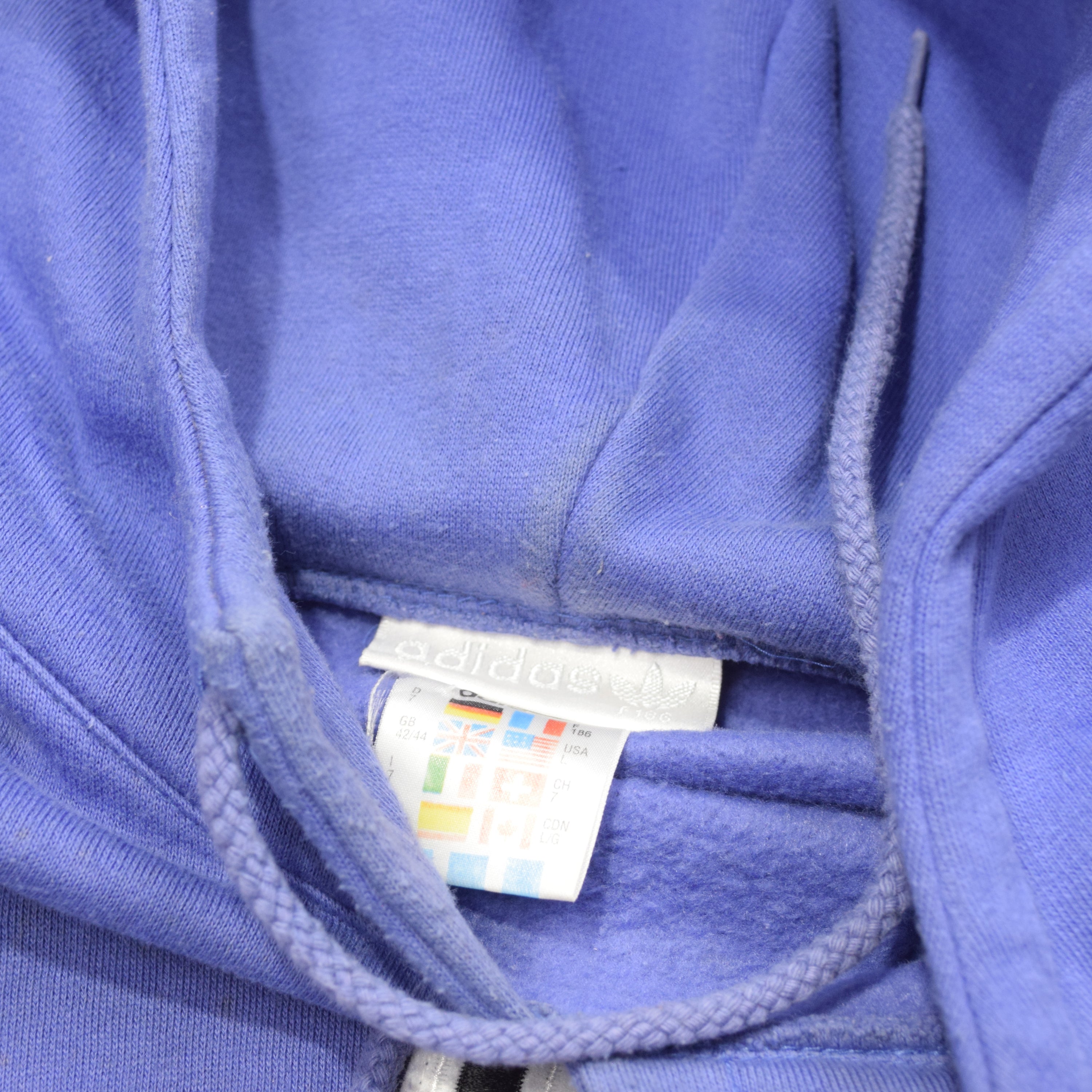 90s Adidas Athletic Club Graphic Hoodie