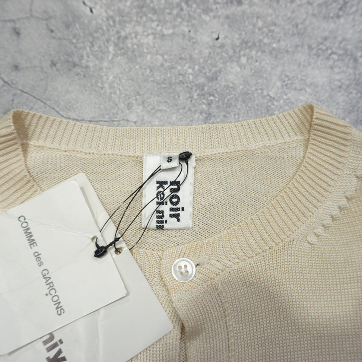 Comme Des Garçons Buckled Cardigan