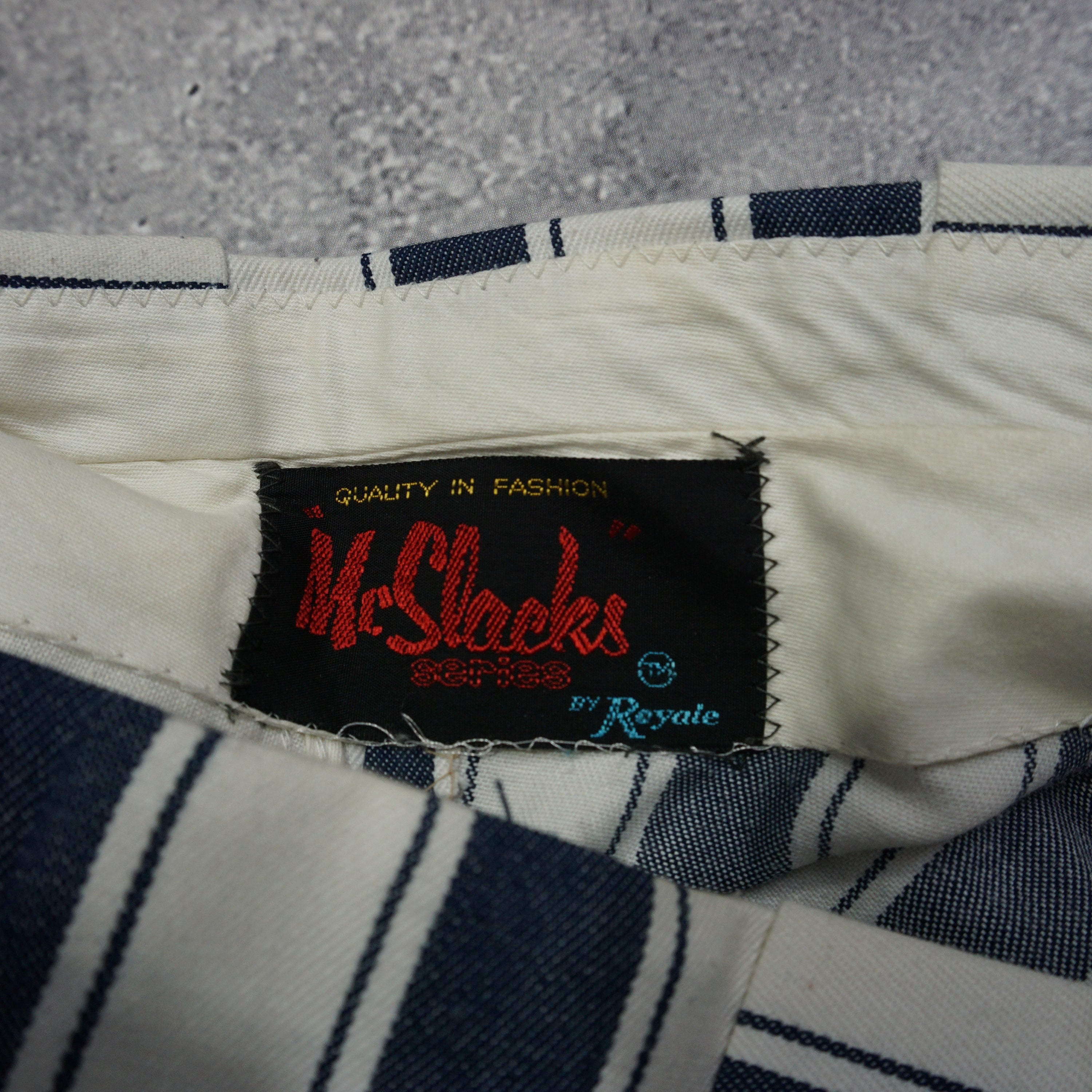 80s Mr Slacks Striped Pants