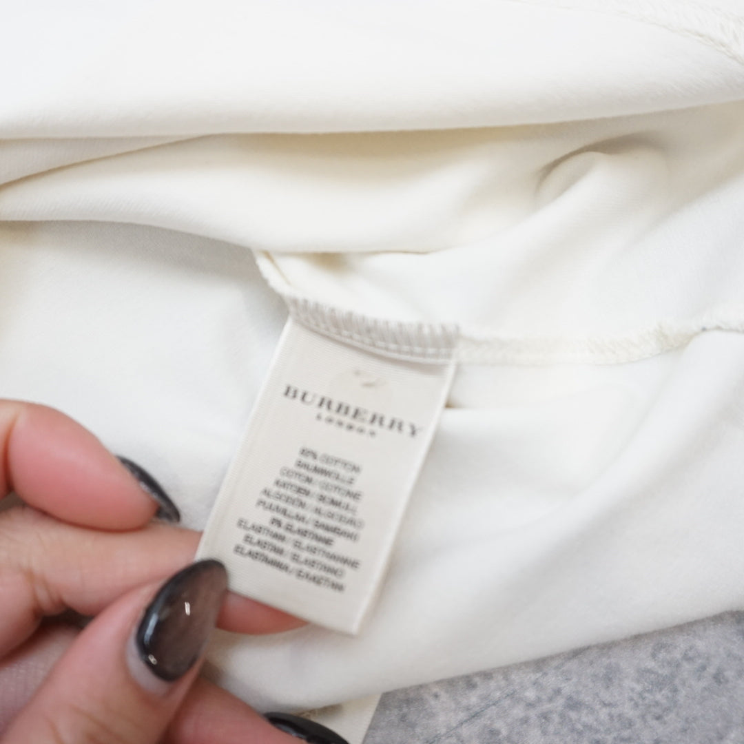 2000s Burberry V-Neck Top