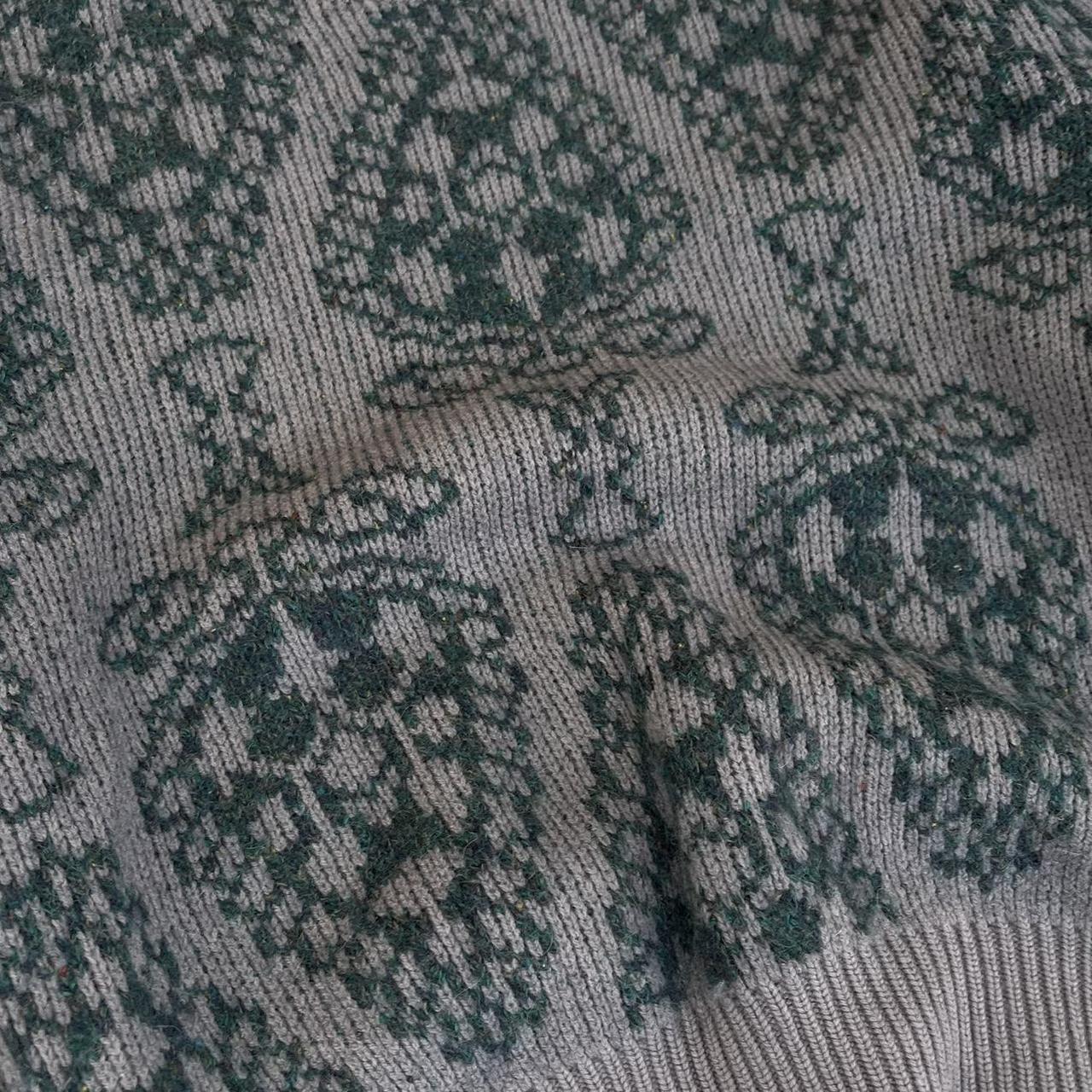 2000s Christian Dior Graphic Knit Sweater