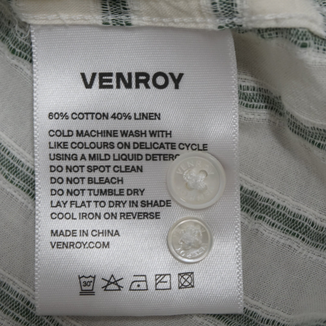 Venroy Striped Linen Cotton Shirt