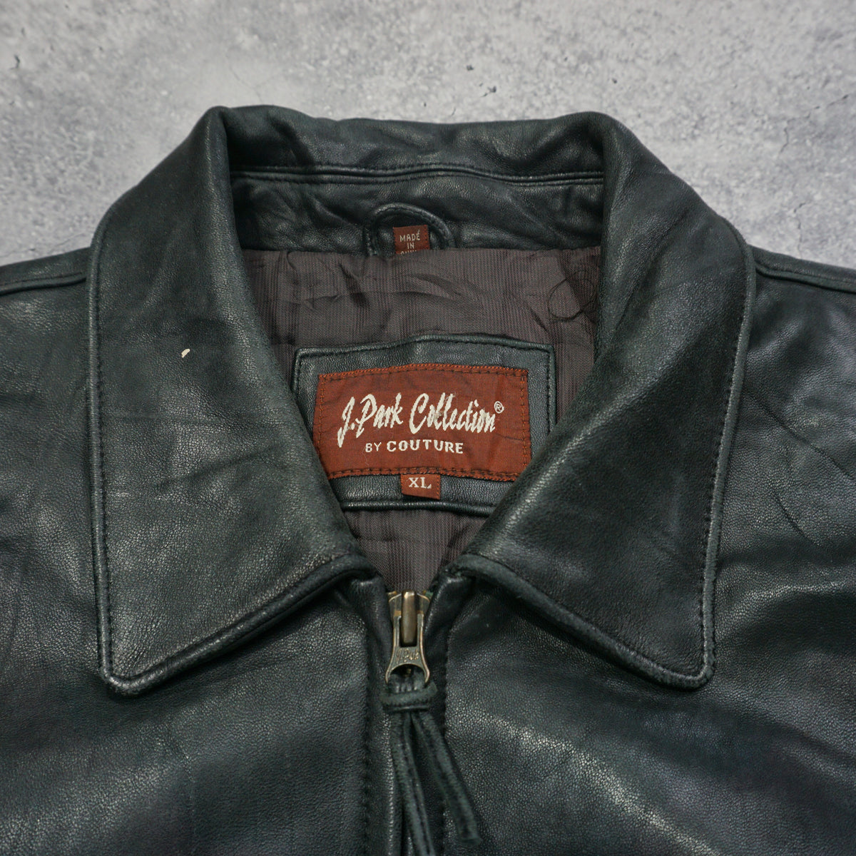 90s J Park Collection Leather Jacket