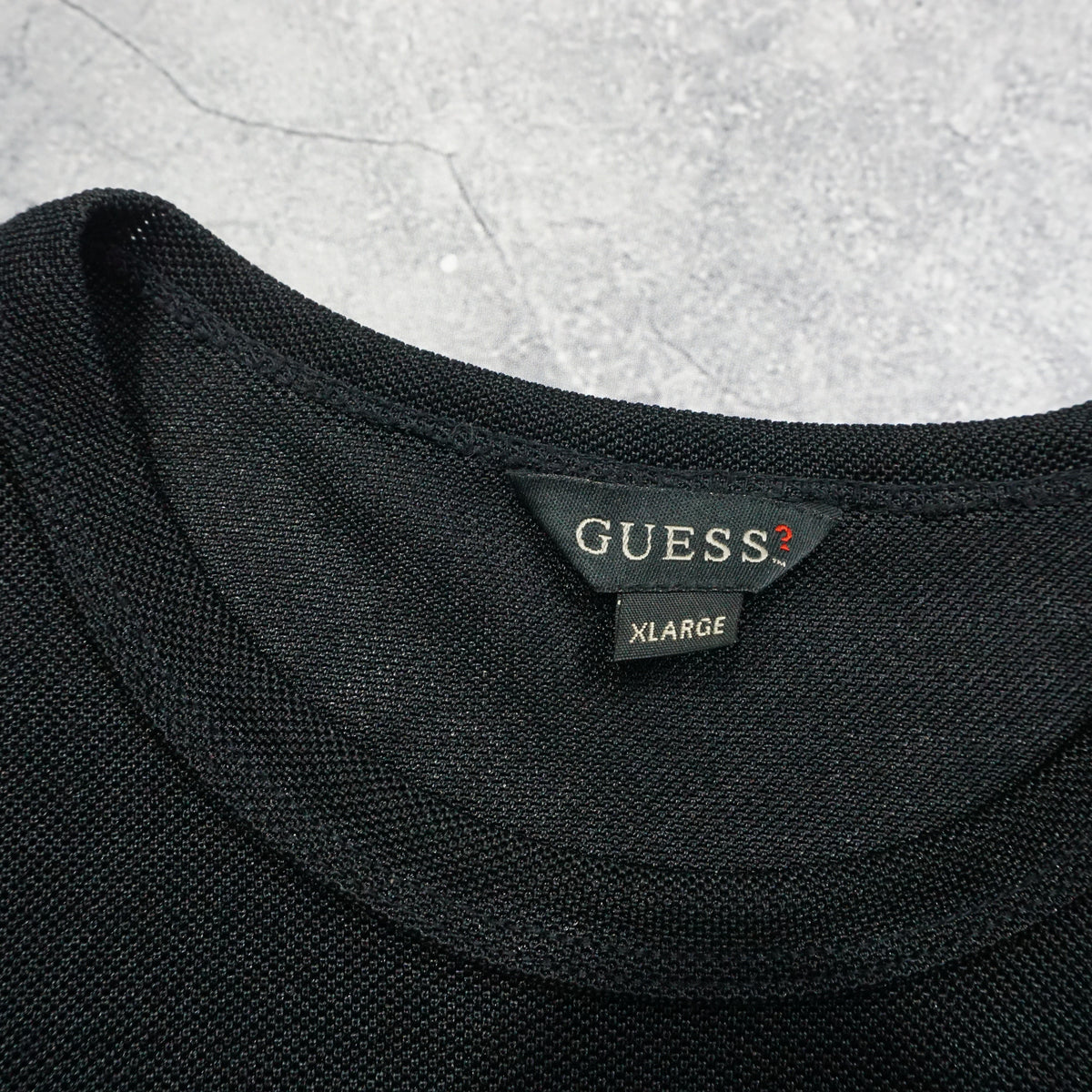 Guess Mesh Type Material T-Shirt Long Sleeve