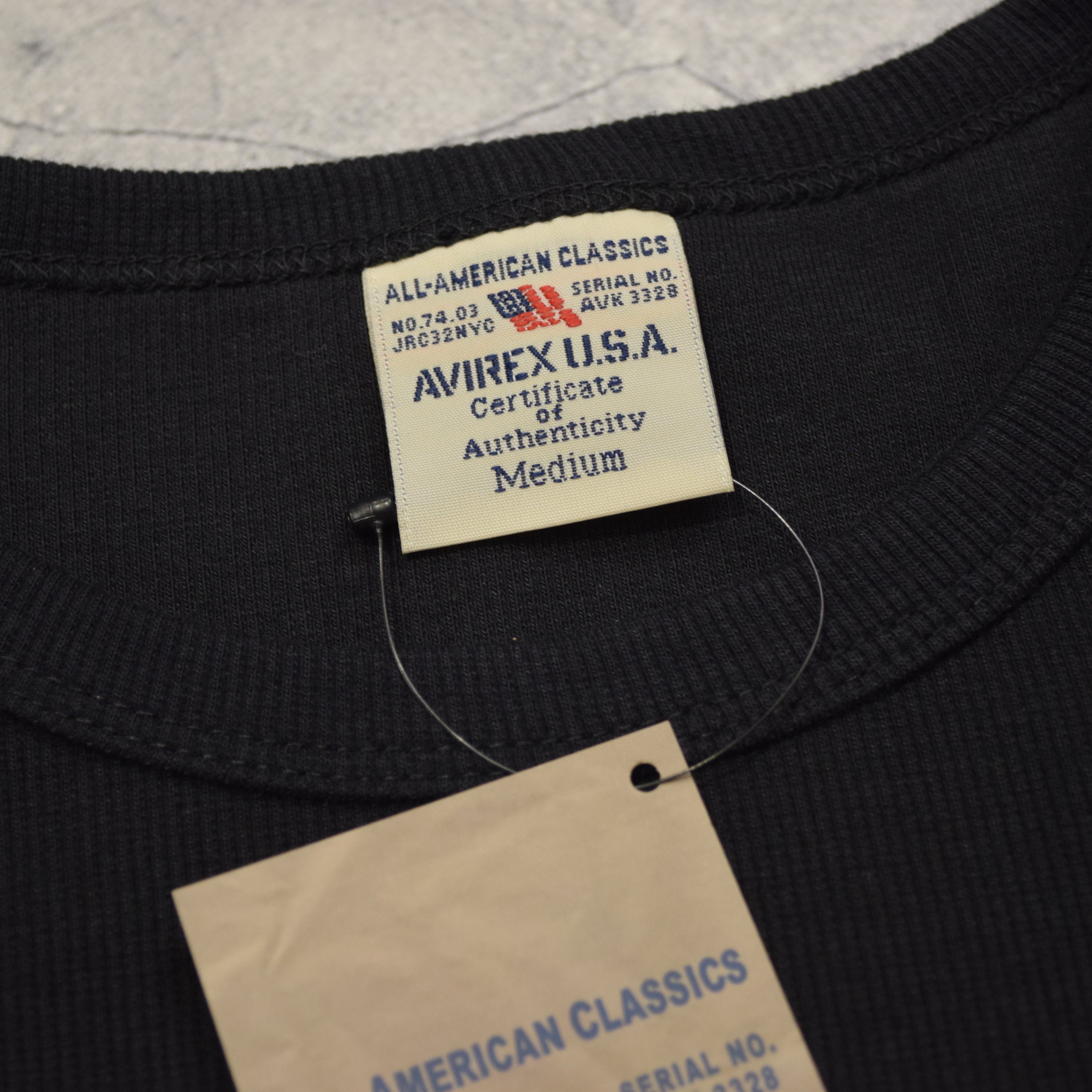 Avirex Ribbed Short T-Shirt