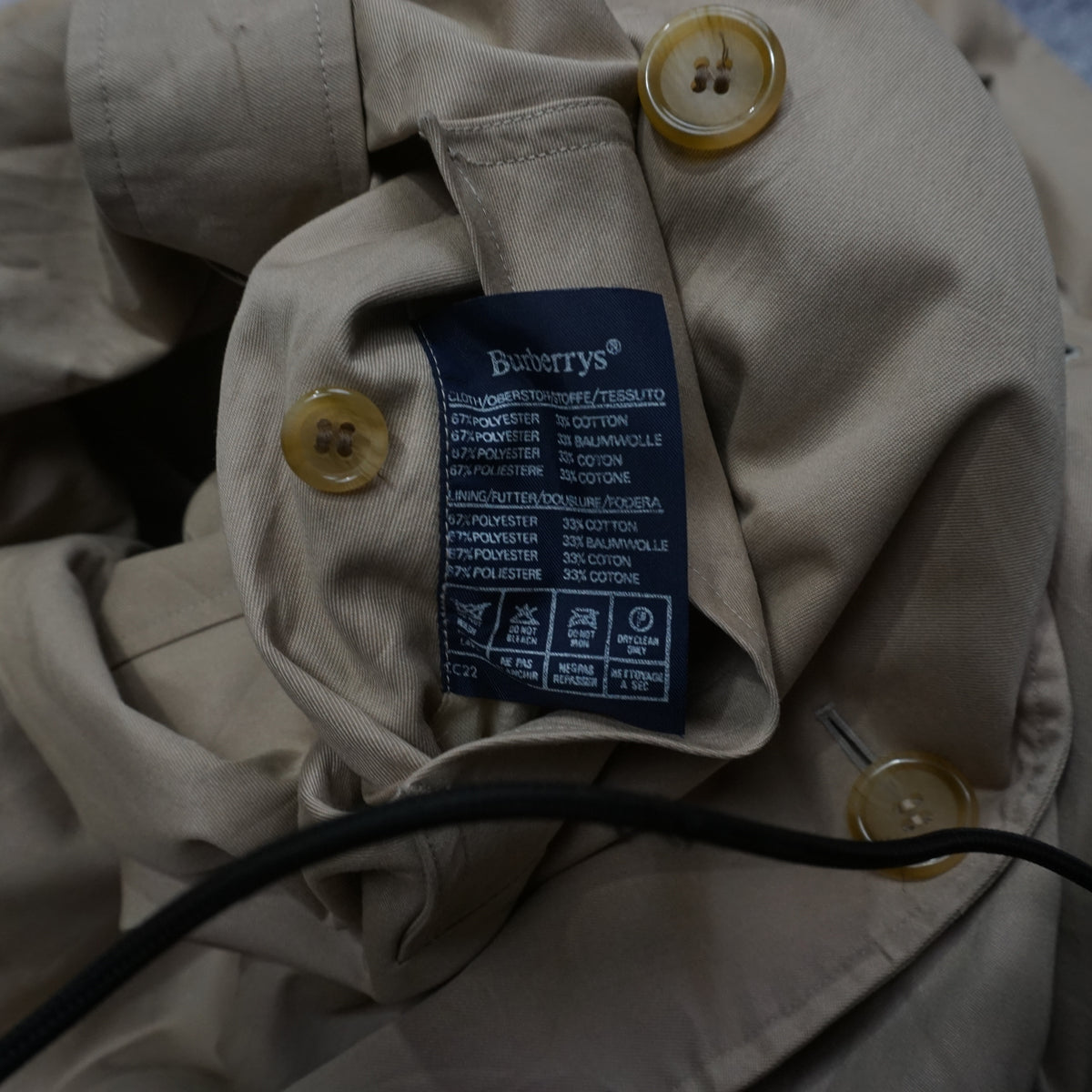 90s Burberrys Double Breasted Trench Coat
