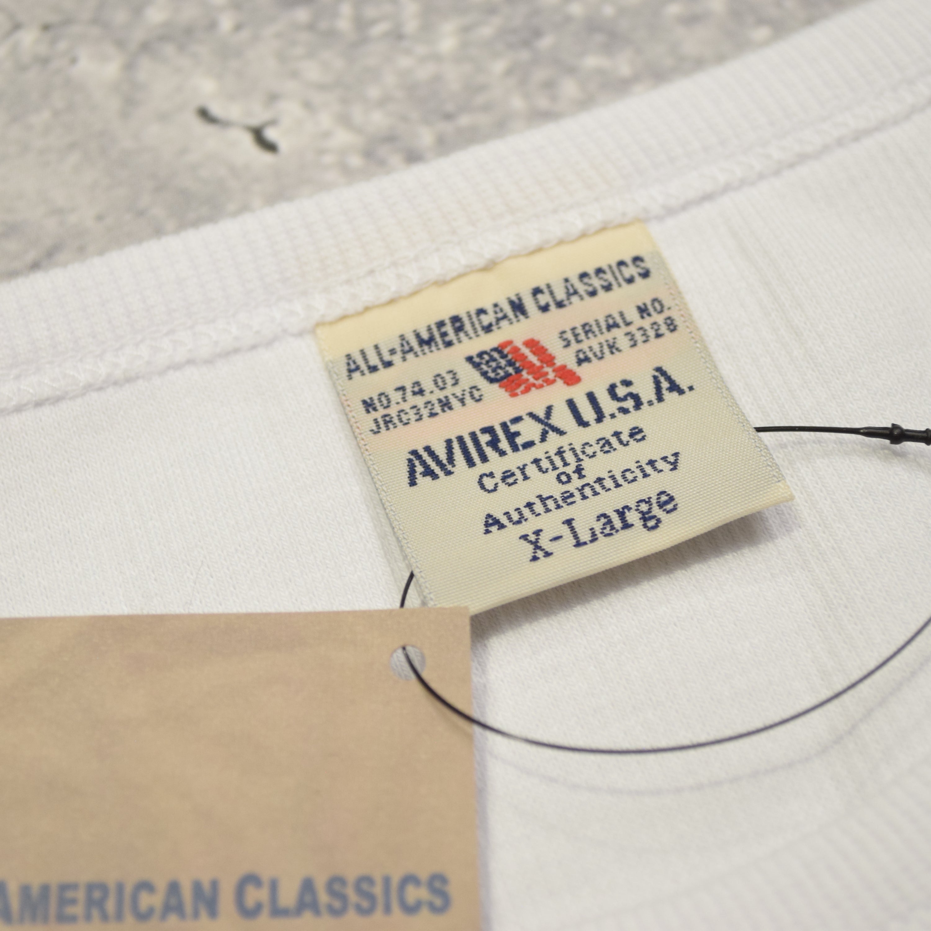 Avirex Ribbed Short Sleeve T-Shirt