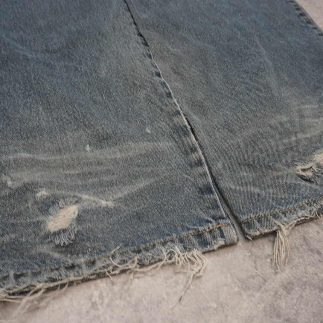 2000s Projekfourelments Wide Leg Jeans