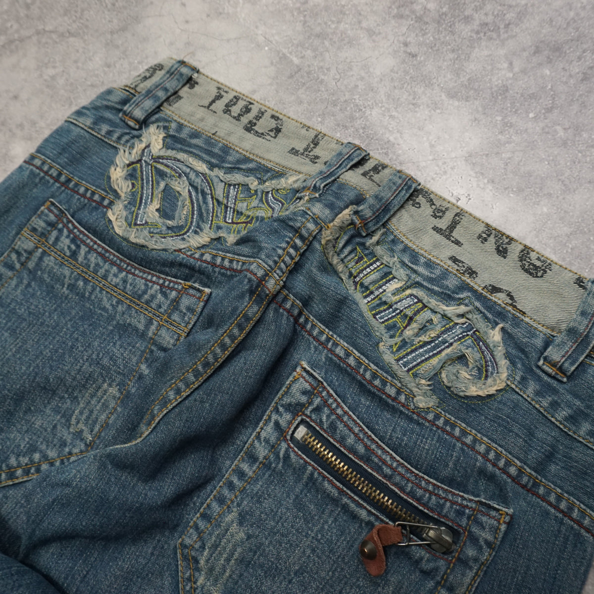2000s Desigual Distressed Denim Jeans