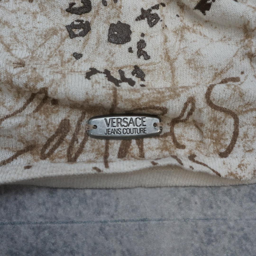 2000s Versace Jeans Couture Graffiti Zip Up