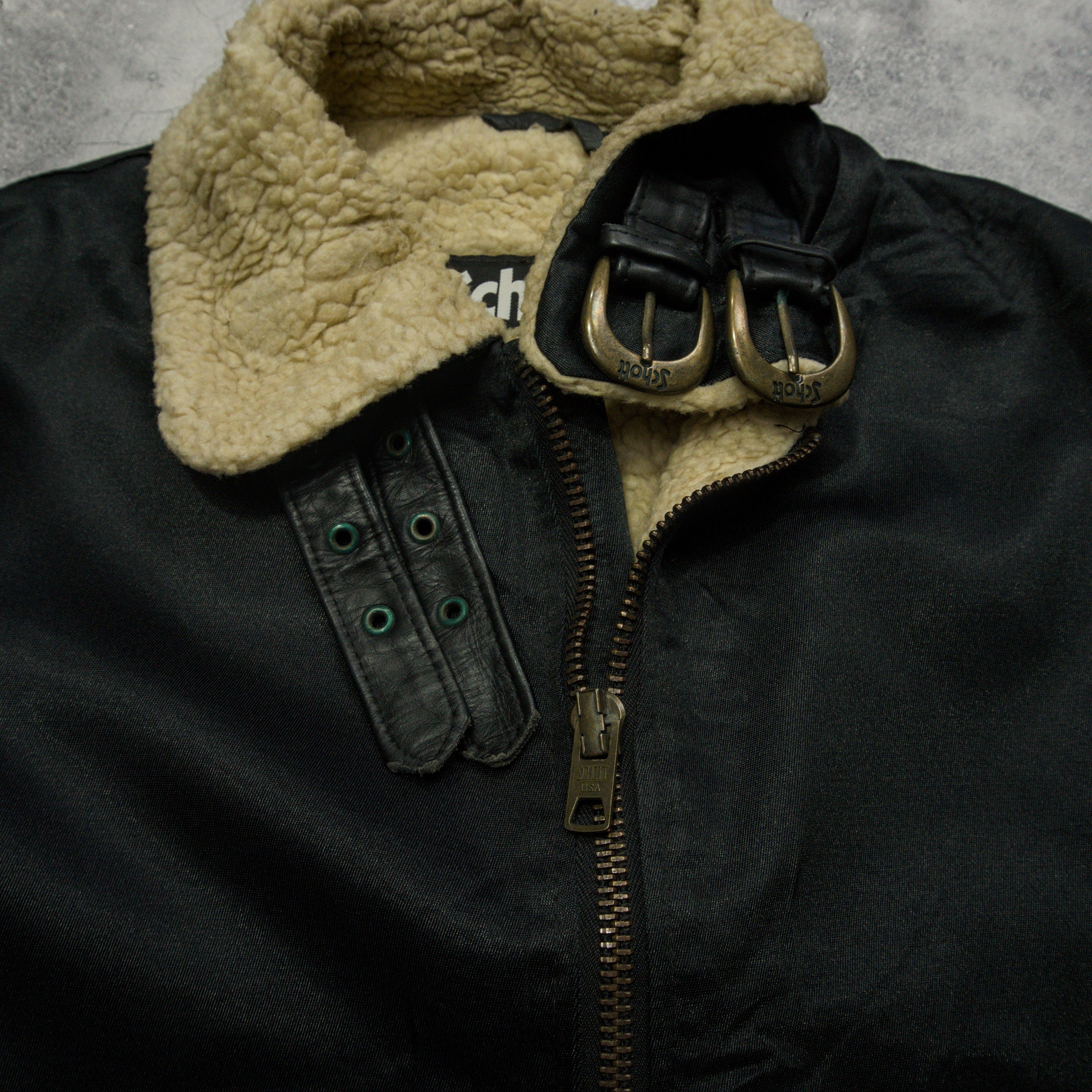 90s Schott Shearling Jacket