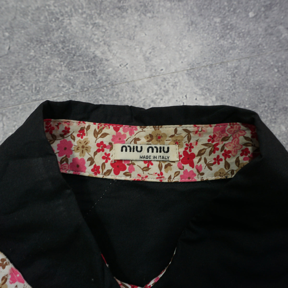 2000s Miu Miu Floral Patchwork Shirt