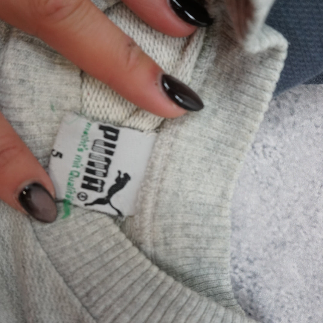 2000s Puma Graphic Color Blocked Crewneck