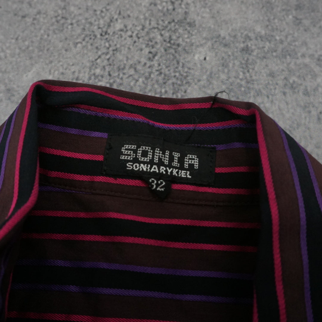 2000s Sonia Rykiel Striped Button Up