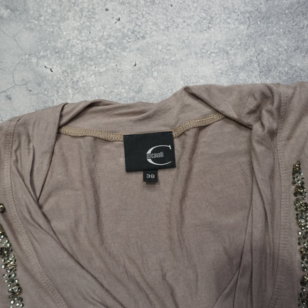 2000s Cavalli Rhinestone Top