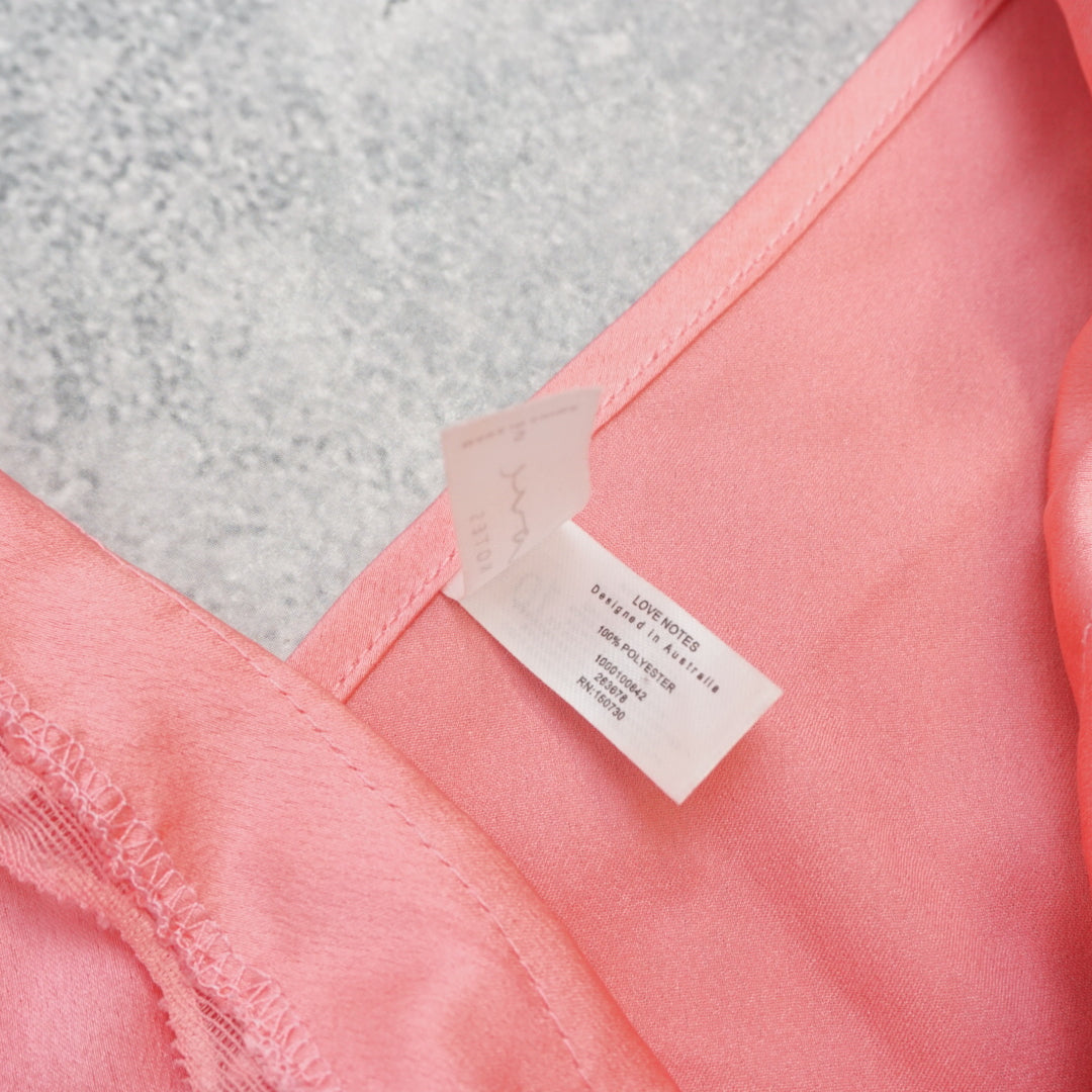 Love Notes Satin Lace Cami Top