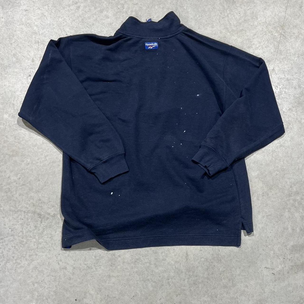 2000s Reebok Quarter Zip Sweater