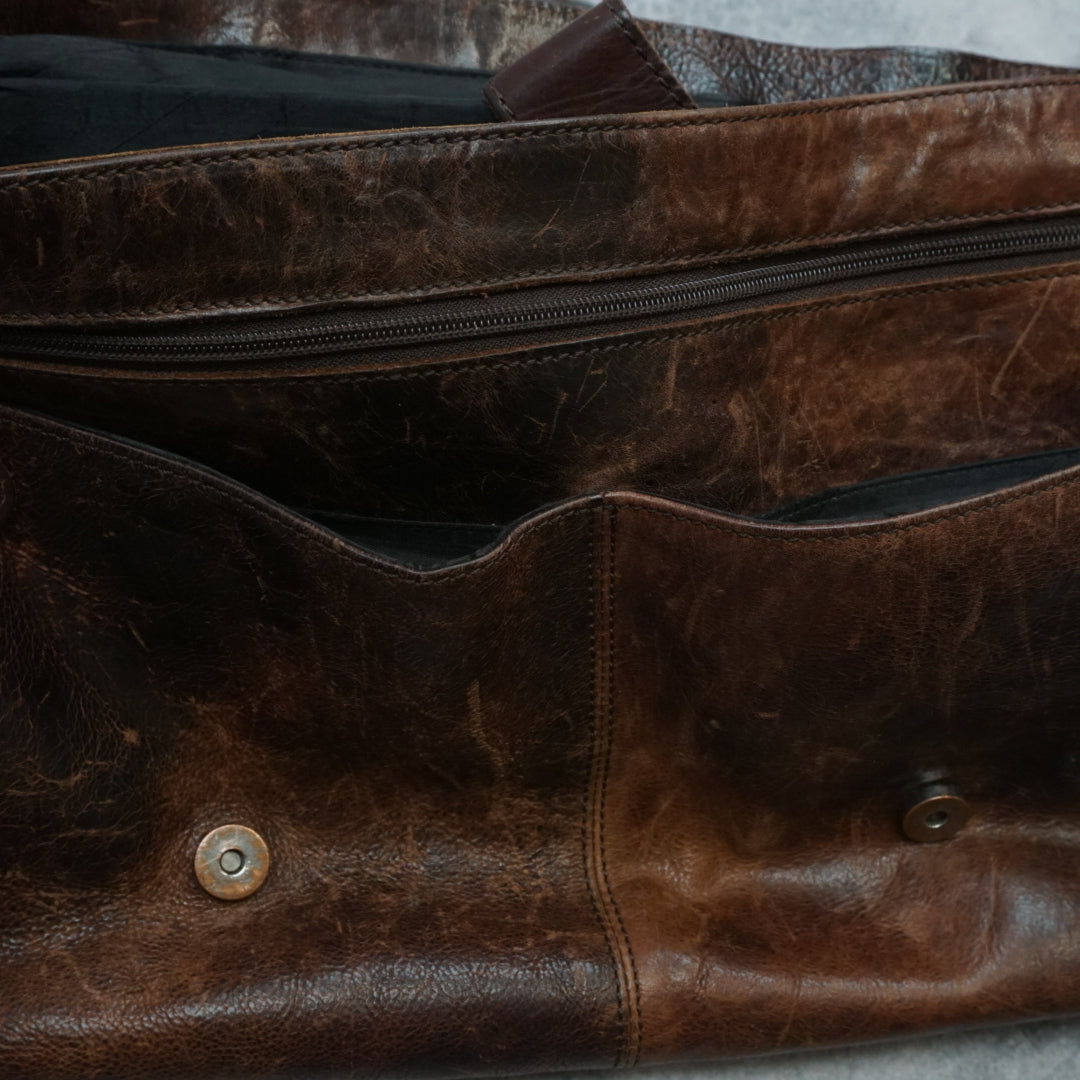 Pierre Cardin Leather Messenger Bag