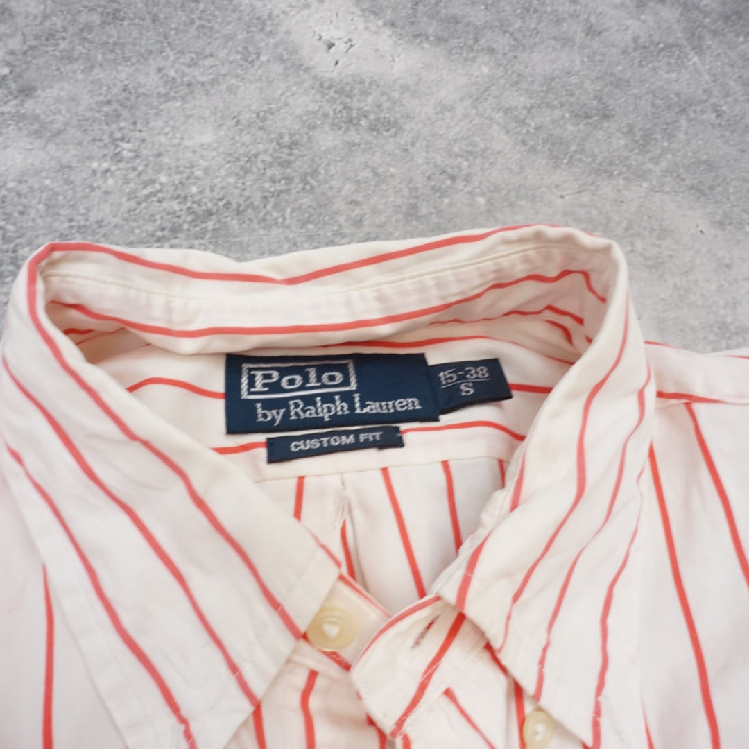 2000s Polo By Ralph Lauren Custom Fit Striped Button Up Shirt