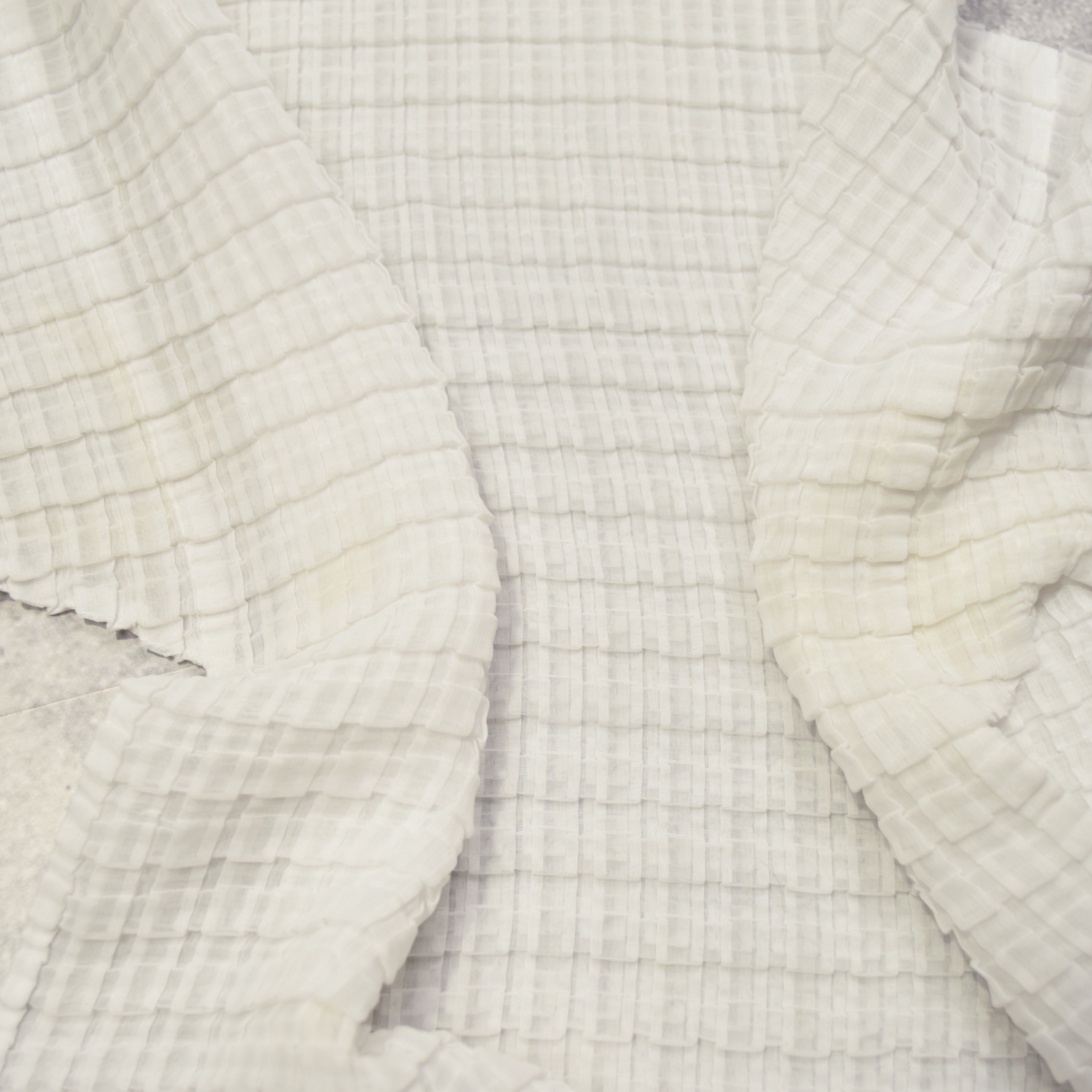 Issey Miyake Sheer Mockneck Top