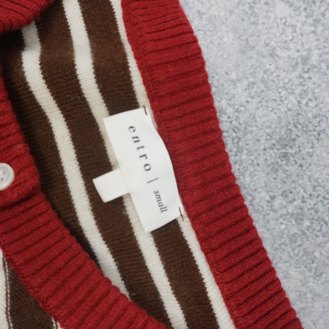Entro Striped Cropped Knit