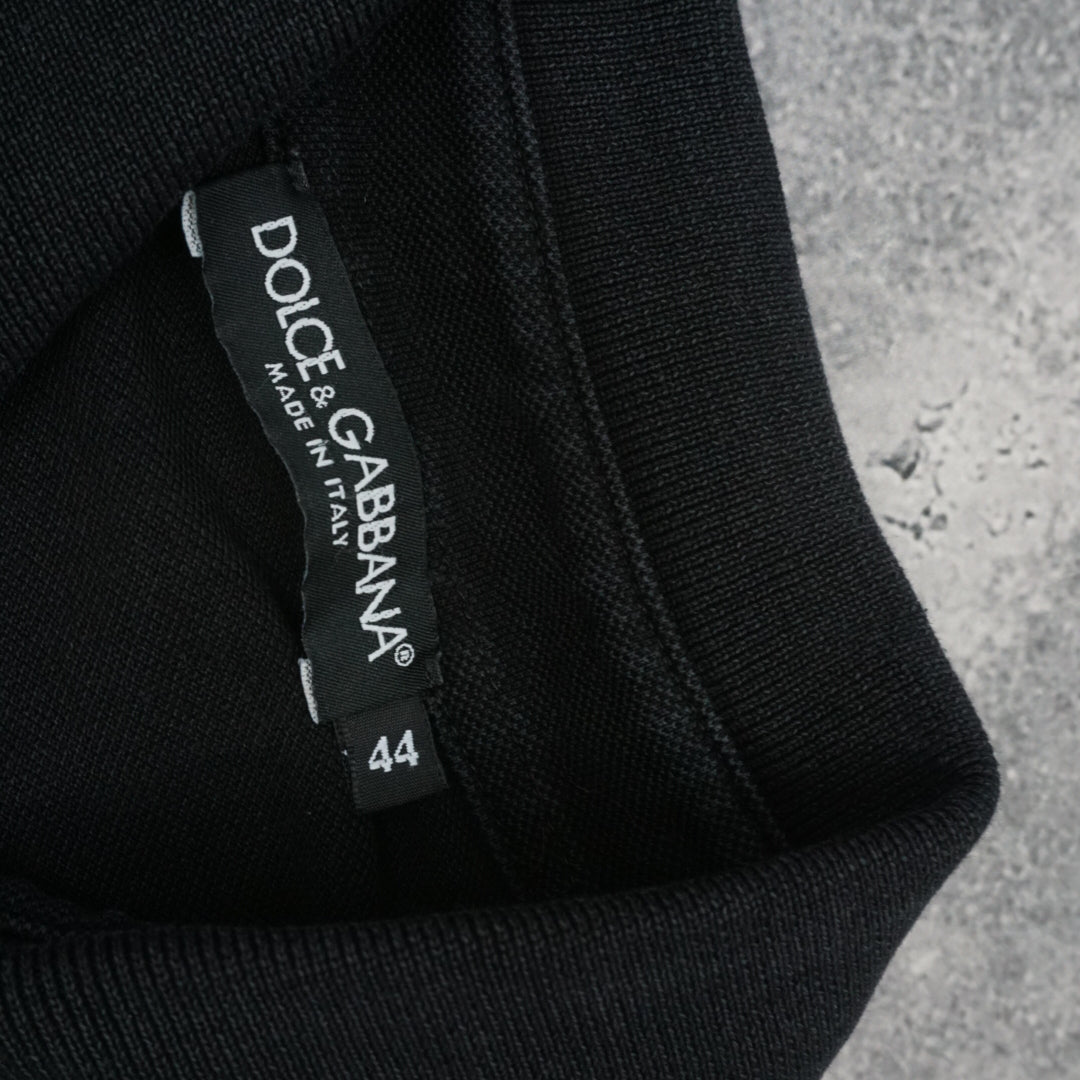2000s Dolce & Gabbana Milano Plaque Polo