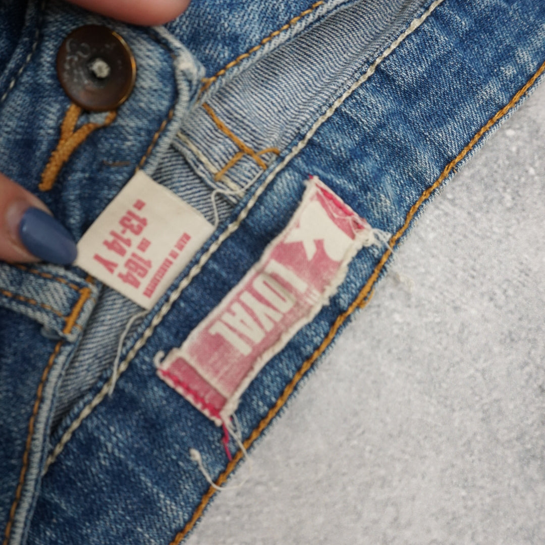 2000s Loyal Distressed Straight Leg Jeans