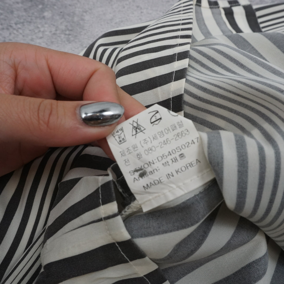 Searte By Semyong Striped Blouse