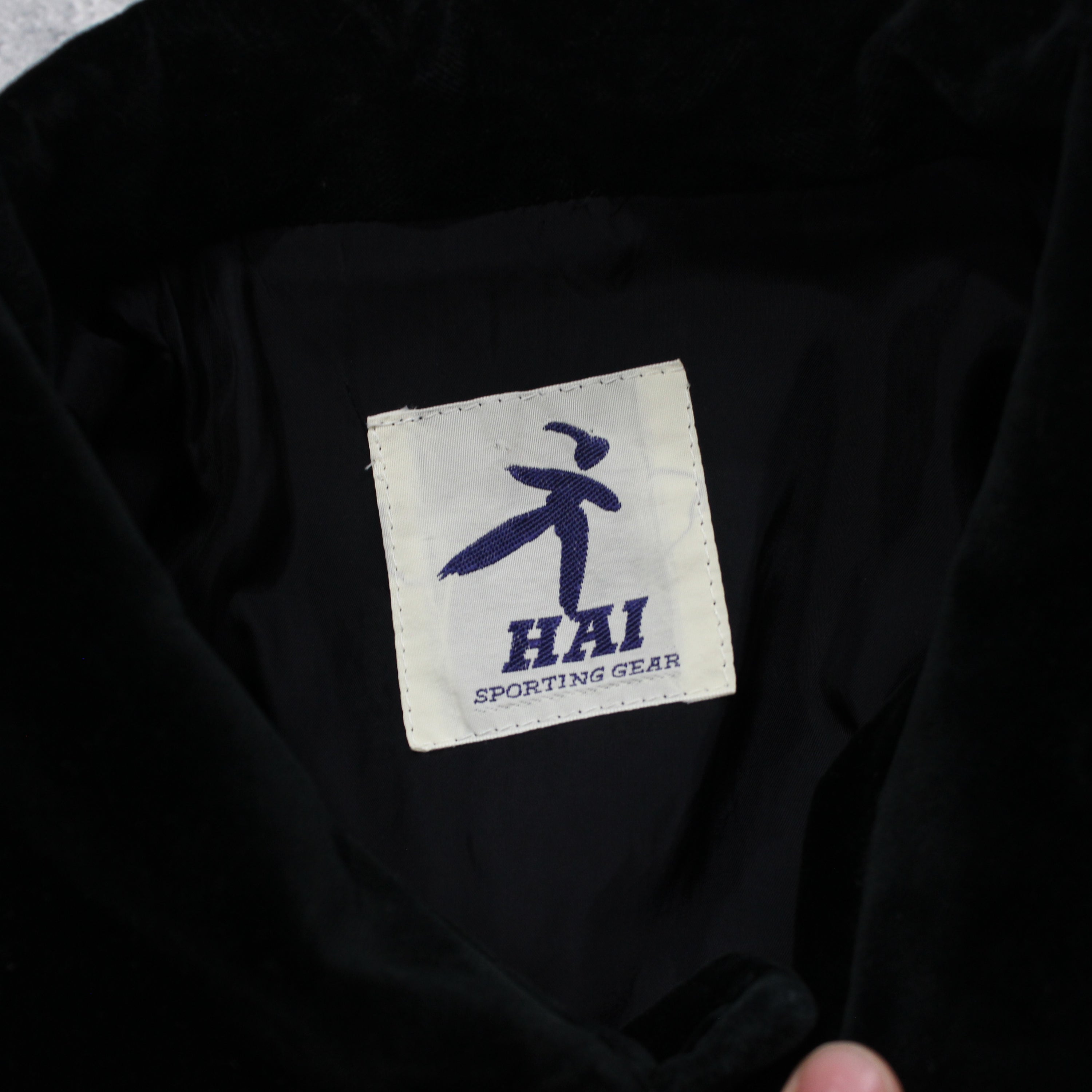 90s Hai Sporting Gear Velour Jacket