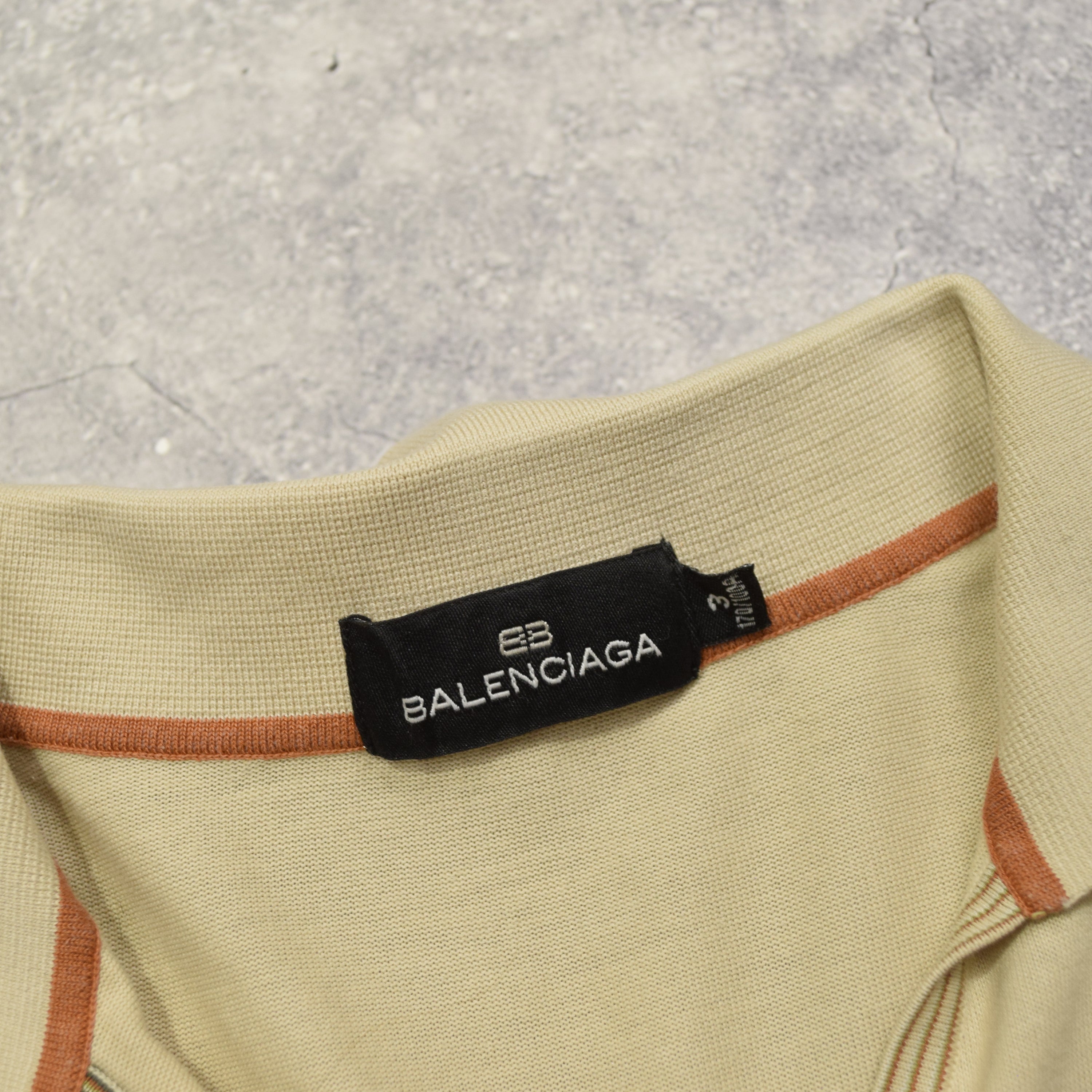 2000s Balenciaga Open Collar Polo