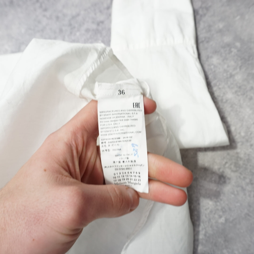 Maison Margiela French Cuff Boxy Fit Shirt