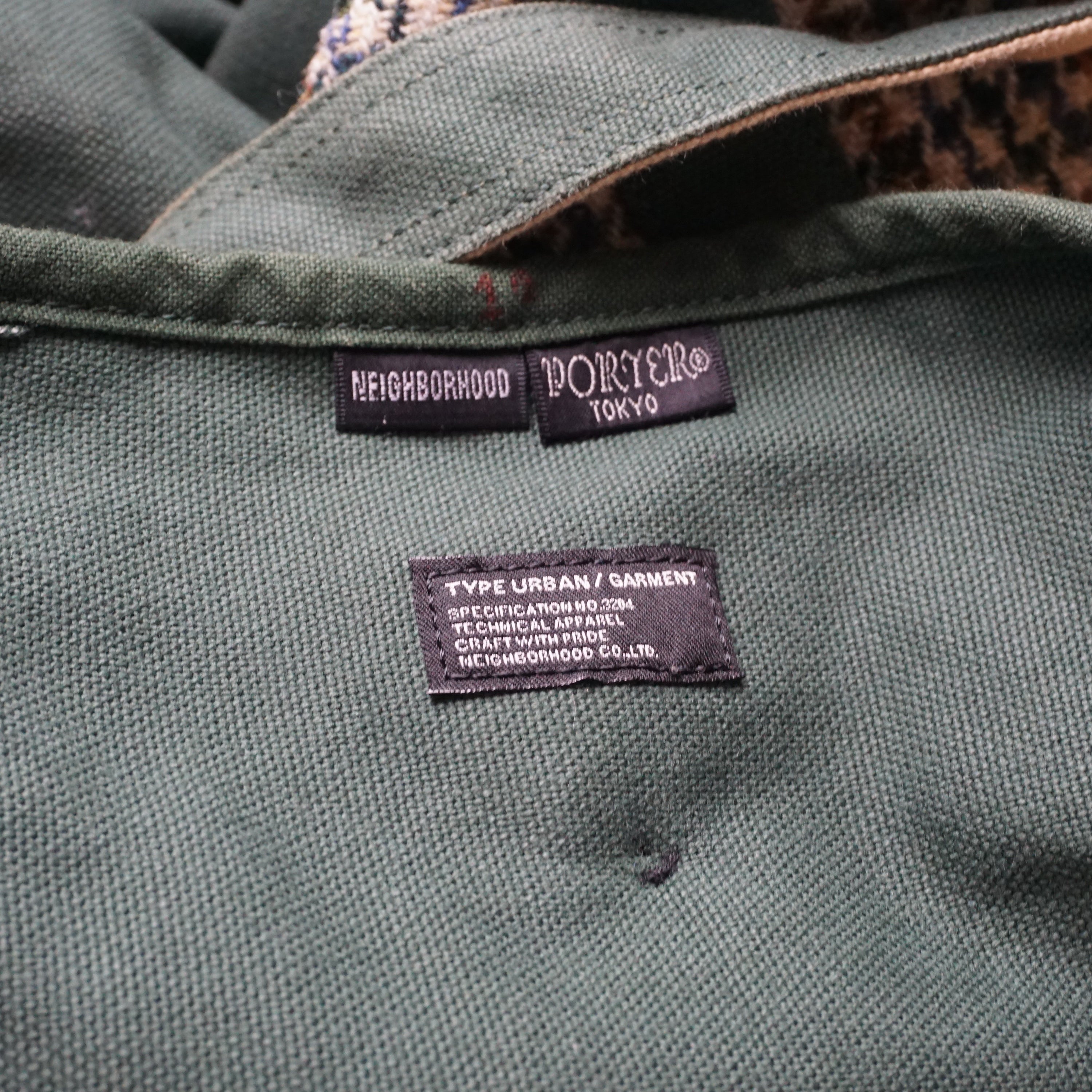 Porter x Neighborhood Tweed Tote Bag