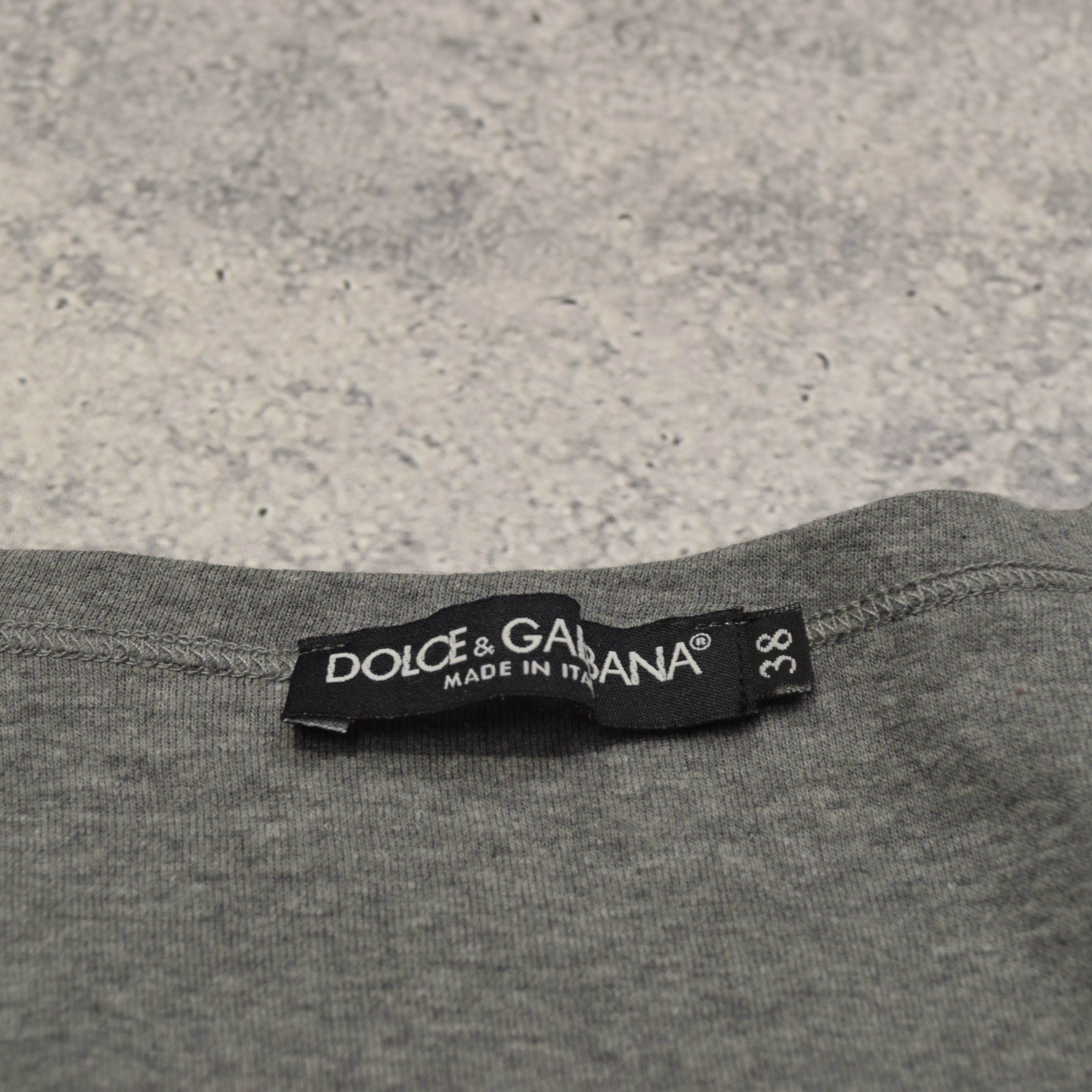 2000s Dolce & Gabbana Button Front Tank Top